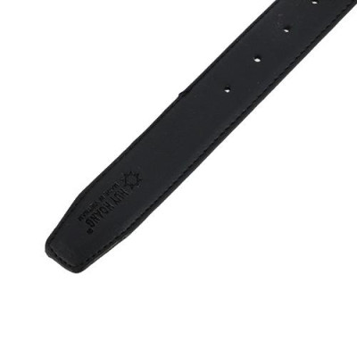 Thắt lưng nam Huy Hoàng 3,5P may viền màu bò, đen, nâu HC4004-05-06