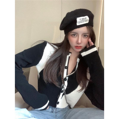 Áo khoác cardigan dáng ngắn trẻ trung cho nữ