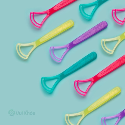 Cây cạo lưỡi Curaprox CTC 202 | Túi 1 cây | Mã SP 73320027