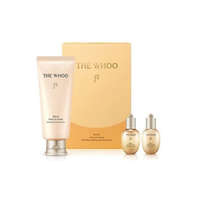 Set Sữa Rửa Mặt Dưỡng Ẩm Whoo Gongjinhyang Clarifying Cleansing Foam Special Set