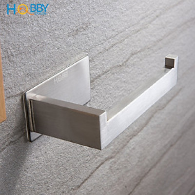 Kệ để cuộn giấy vệ sinh dán tường inox 304 Hobby Home Decor G12 có keo