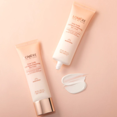 Kem chống nắng nâng tông phổ rộng Lomere Prime Trufle Cell Repair Brightening Sun Cream 50ml