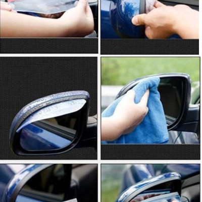 Bộ 2 Tấm Che Mưa Gương Chiếu Hậu Ô Tô 206025m