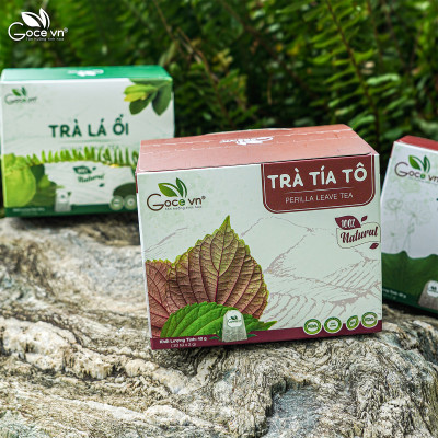 Combo Family Goce (1 hộp Trà lá ổi 40g, 1 hộp Trà tía tô 40g, 1 hộp Trà lá sen 40g)