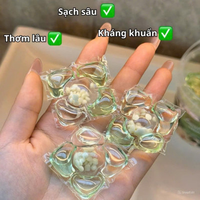 Viên Giặt Quần Áo Kagami - Đánh Bay Mọi Vết Bẩn, Lưu Hương Dài Lâu, Siêu Sạch - HÀNG CHÍNH HÃNG MINIIN