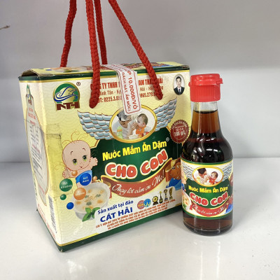 Combo 2 Chai Nước mắm Đảo Cát Hải cho bé ăn dặm , dung tích 50ml