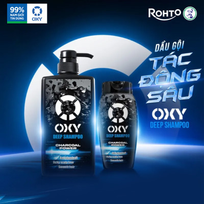 Dầu gội cho nam sạch sâu giảm ngứa Oxy Deep Shampoo