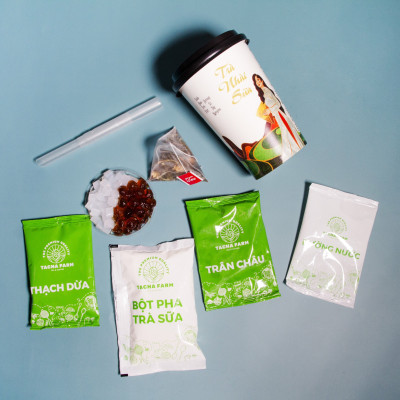 TRÀ SỮA TỰ PHA VỊ TRÀ NHÀI