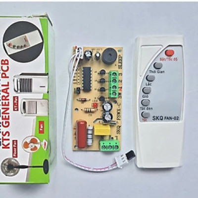 Mạch Điều Khiển Quạt Từ Xa Tiếng Việt – Siêu Nhạy, Loại Xịn, Dùng Cho Mọi Loại Quạt, ĐÈN ỐP TRẦN
