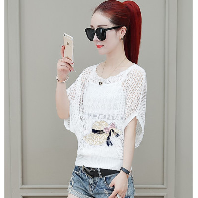 Áo len lưới mỏng siêu xinh phong cách trẻ trung dễ phối đồ Haint Boutique Hb30