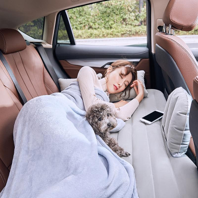 Nệm Giường Hơi ô tô Cao Cấp Vải Nhung Tặng Kèm Bơm