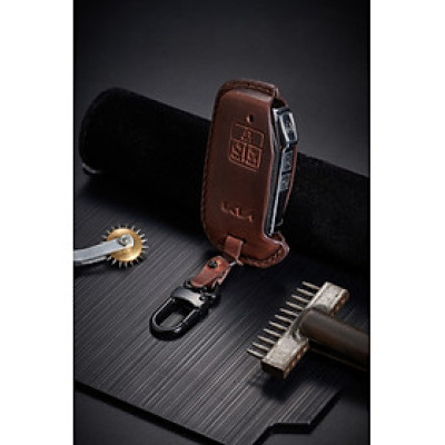 Bao da ép phom Handmade chìa khóa xe ô tô Kia CARNIVAL 2022 da bò thât giá tận xưởng (có bán sỉ) - hàng chính hãng