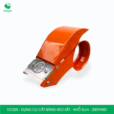 DC02S - Đồ cắt băng keo sắt khổ 5cm loại 200yard - Dụng cụ cắt băng keo, dao cắt băng dính