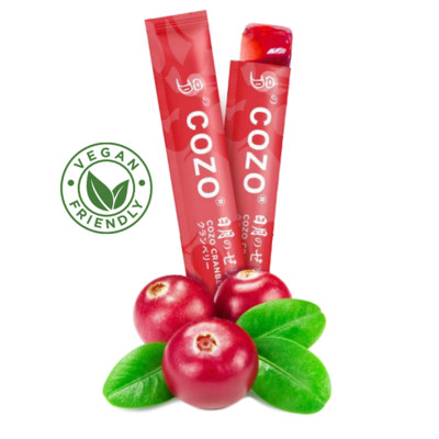 Thạch Giúp Cân Bằng Và Ngăn Nhiễm Trùng Đường Tiết Niệu COZO Cranberry Jelly Chiết Xuất Nam Việt Quất Và Elderberry, Tăng Khả Năng Miễn Dịch