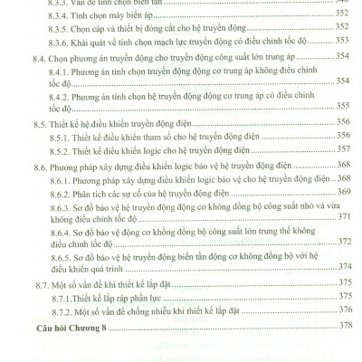 Truyền Động Điện (Dùng Cho Kỹ Sư, Sinh Viên Ngành Kỹ Thuật Điện, Kỹ Thuật Điều Khiển Và Tự Động Hóa)