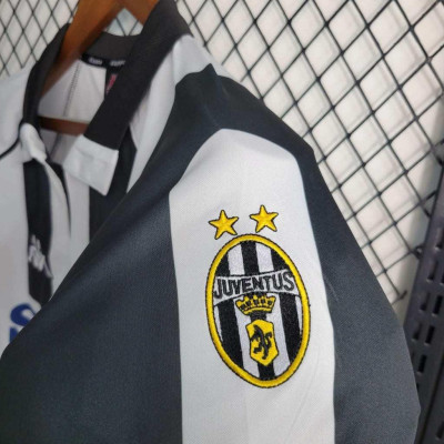 Áo Bóng Đá Retro Juventus 1997 - Sân Nhà bản cao cấp vải Cotton Polyester