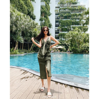 2NDDATE Váy Buộc Nơ DR055DF