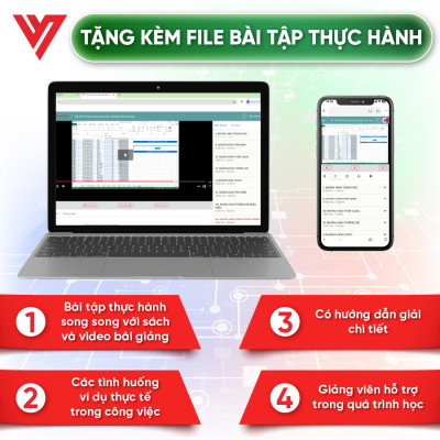 Combo 6 Sách Excel - Word - Powerpoint - Google Sheet - 150 TT - 90 Hàm Excel ĐÀO TẠO TIN HỌC Tặng Kèm Video Khóa Học
