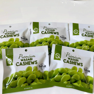 Hạt Điều Wasabi Only Nature 20gr / Túi Hàng Việt Nam Xuất Khẩu