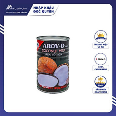 Nước Cốt Dừa Aroy-D 400ml - Nhập Khẩu Thái Lan | Aroy-D Coconut Milk 400ml
