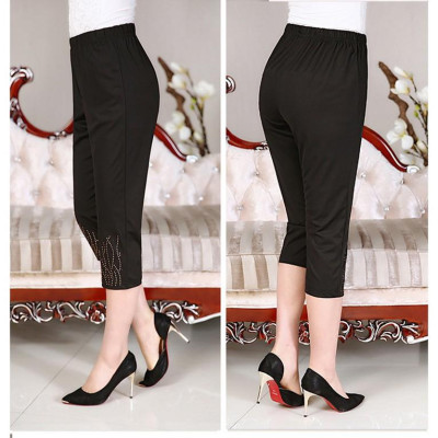 Quần legging ôm dáng đính cườm dáng lửng LG05