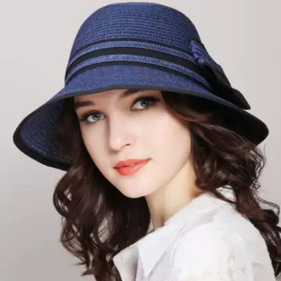 Nón mũ cói rộng vành đi biển chống nắng Vazano thời trang Hàn Quốc dona25082501