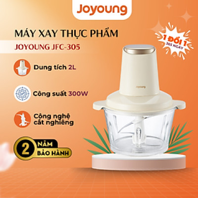 Máy xay thực phẩm đa năng Joyoung JFC-305 - Dung tích 2L, Công suất 300W, Công nghệ cắt nghiêng - Hàng chính hãng