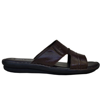 Dép Nam Quai Ngang HÀ NAM Da Bò Thật Cao Cấp DNA2115