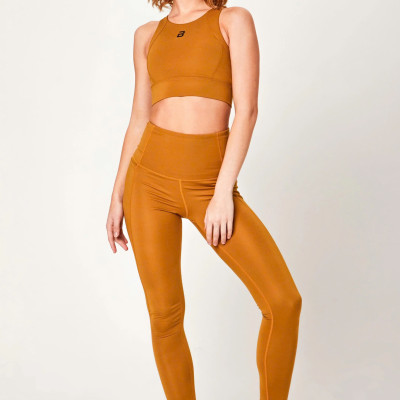 Set Đồ Thể Thao Amy Women Brown BioTechUSA