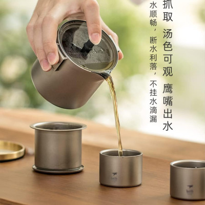 Bộ ấm pha trà Titanium tea set Keith Ti3924 - Hàng chính hãng