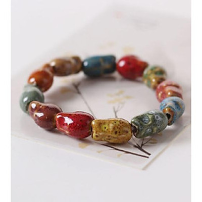 Vòng tay gốm Vintage thời trang sọ dừa VGOM12