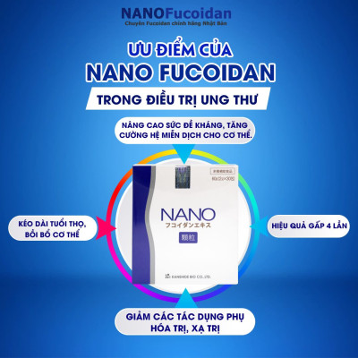 Combo Viên Uống Okinawa Fucoidan 180v Và Nano 30 Gói Hỗ Trợ Ức Chế Tăng Trưởng Tế Bào Ung Thư, Tăng Cường Hệ Miễn Dịch Cho Cơ Thể
