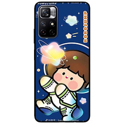 Ốp lưng dành cho Xiaomi Redmi Note 11 5G - Redmi Note 11T - Redmi Note 11S mẫu Búp Bê Xanh và Sao