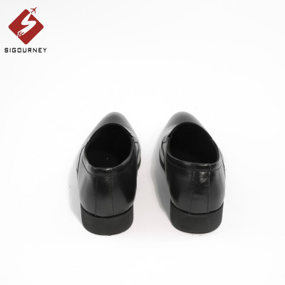 Giày Da Nam Công Sở Da Bò Thật SIGOURNEY Màu Đen SIG21 Bảo Hành 18 Tháng