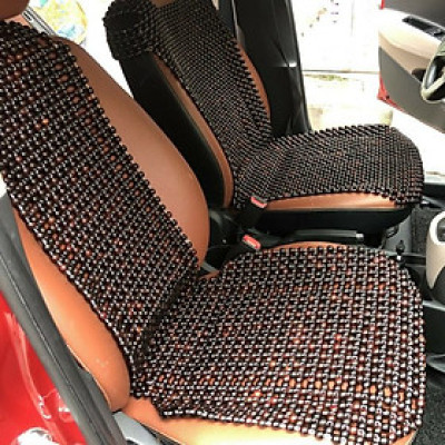 Đệm ghế ô tô hạt gỗ trắc 12 ly Demtrac12