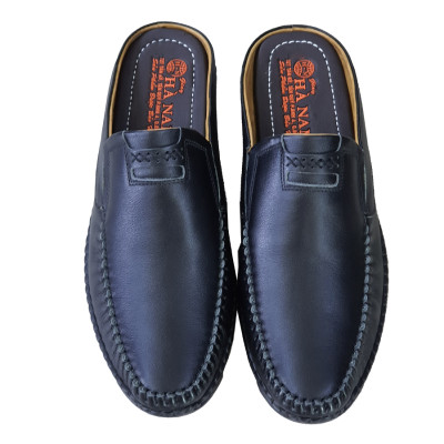 Dép bít mũi nam da bò thật HÀ NAM cao cấp GSB2047