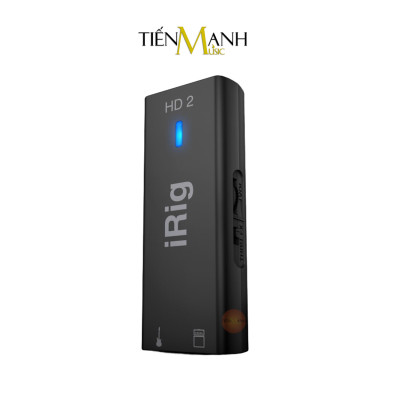 Thiết Bị Thu Âm Và Livestream iRig HD2 IK Multimedia Cho Guitar Và Nhạc Cụ Live Soundcard Hàng Chính Hãng