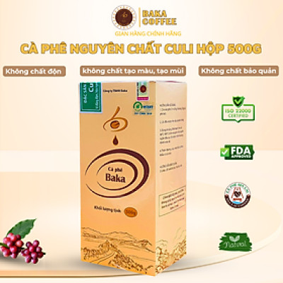 Cà Phê Nguyên Chất Baka - Culi (Hộp 500g)