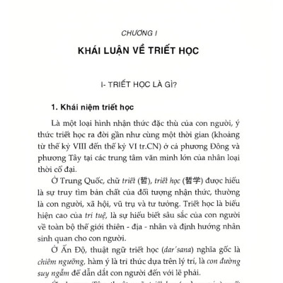 Giáo Trình Triết Học (Dùng Cho Khối Không Chuyên Ngành Triết Học Trình Độ Đào Tạo Thạc Sĩ, Tiến Sĩ Các Ngành Khoa Học Tự Nhiên, Công Nghệ) - Xuất Bản Lần Thứ 8 - ST