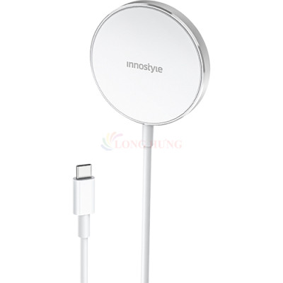 Đế sạc không dây Innostyle Magease 15W Wireless Charger IMWC100SLV - Hàng chính hãng