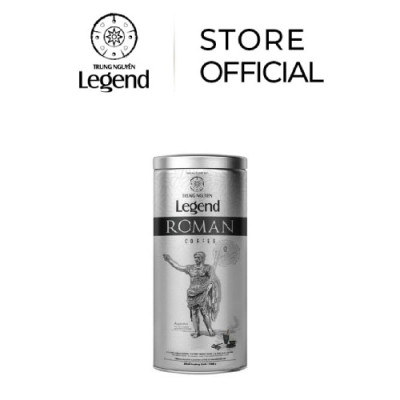 Cà Phê Rang Xay Trung Nguyên Legend Roman - Lon 200gr - Phong Cách Espresso Nguyên Bản, Đậm Đà, Hương Trái Cây Tươi