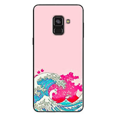Ốp Lưng Dành Cho Điện Thoại Galaxy A8 2018 - Sóng Biển Hồng