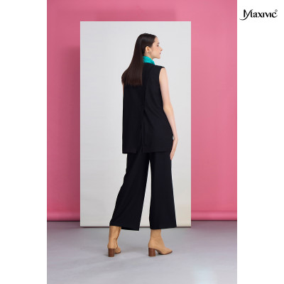 Quần cotpo nữ đen Maxivic 