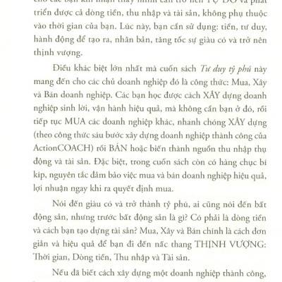 Thành Công Tức Thì - Tư Duy Tỷ Phú