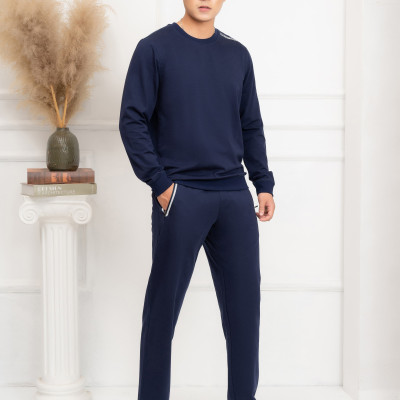 Bộ nỉ nam Aligro màu xanh than BN4