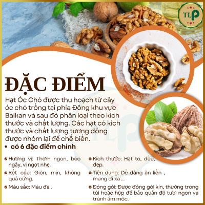 NHÂN HẠT ÓC CHÓ TÂN LỘC PHÁT HŨ 350G THƠM NGON BỔ DƯỠNG