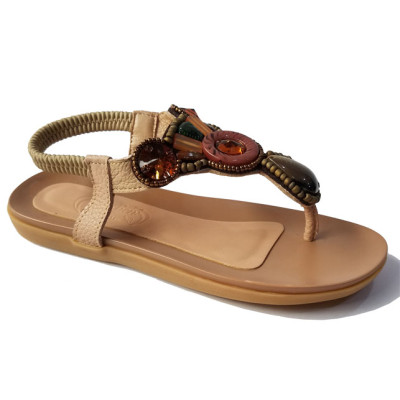 Giày sandal nữ kẹp da bò thật cao cấp BIGGBEN SDN65