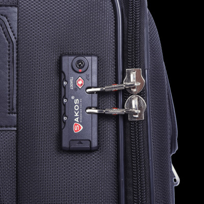 Vali Vải 28 Inch Cao Cấp SAKOS Champion  7  Khoang chứa rộng, Khóa SA - Hàng Chính Hãng