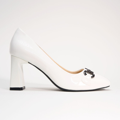 Giày gót vuông nơ khóa 7P PABNO PN22012