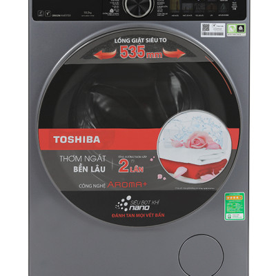 Máy giặt Toshiba Inverter 10.5 kg TW-T25BZU115MWV(MG) - HÀNG CHÍNH HÃNG CHỈ GIAO HCM